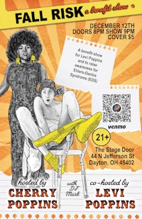 a poster for fall risk