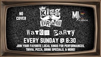 Sundays! We have prizes to give away for Trivia Winners!!! Mo B. Dick merch and make up accessories! Meet us at MJ'S On Jefferson at 8:30 to watch King of Drag on the Big Screen!