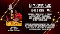 a flyer for mrs gives back