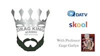drag king academy temporary logo